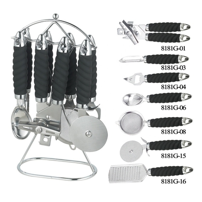 Έξυπνο Peeler Beer Opener Pizza Cutter Το μαχαίρι πίτσας Εφοδιαστικό σετ για μέταλλο κουζίνα Gadget