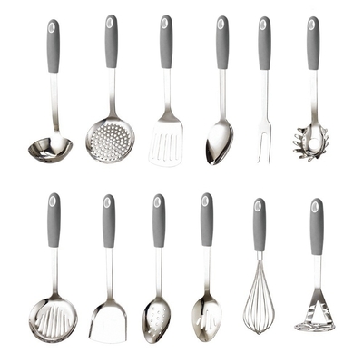 Μεταλλικό μαγειρικό σκεύος Τροφίμων Turner Sets Stainless Steel Προσαρμοσμένο λογότυπο Αποδεκτό