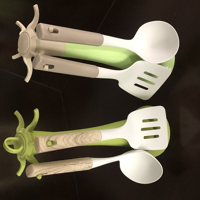 2pcs Set Turners/Soup Ladle Εργαλεία κουζίνας Ανθεκτικά στη θερμότητα εργαλεία από νάιλον για μαγείρεμα