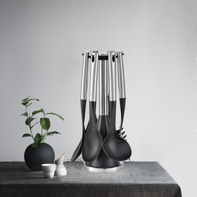 ODM ή OEM Αποδεκτό 7 τεμάχια Nylon Kitchen Cooking Set για βιώσιμη και μαγειρική