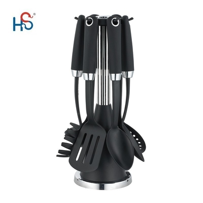 7pcs Kitchen Tool Set Νάιλον Κινέζικα εργαλεία κουζίνας εργαλεία με προσαρμοσμένο χρώμα