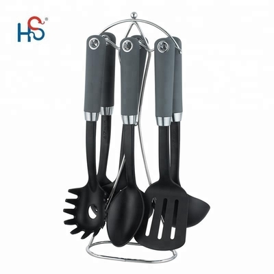 7pcs Kitchen Tool Set Νάιλον Κινέζικα εργαλεία κουζίνας εργαλεία με προσαρμοσμένο χρώμα