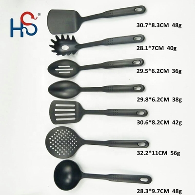 Εργαλεία κουζίνας από νάιλον 6pcs για την παραγωγή κουταλιών για σαλάτες και πράσινα εργαλεία τραπεζικής κουζίνας